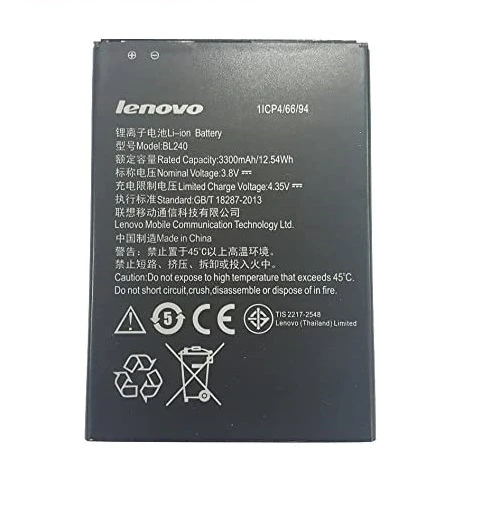 Lenovo Note 8 BL240 A936 Batarya Pil 3300 mAh ürün görseli 1