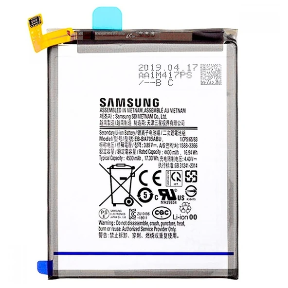 Samsung Galaxy A70 A705F Pil Batarya EB-BA705ABU 4400 mAh ürün görseli 1