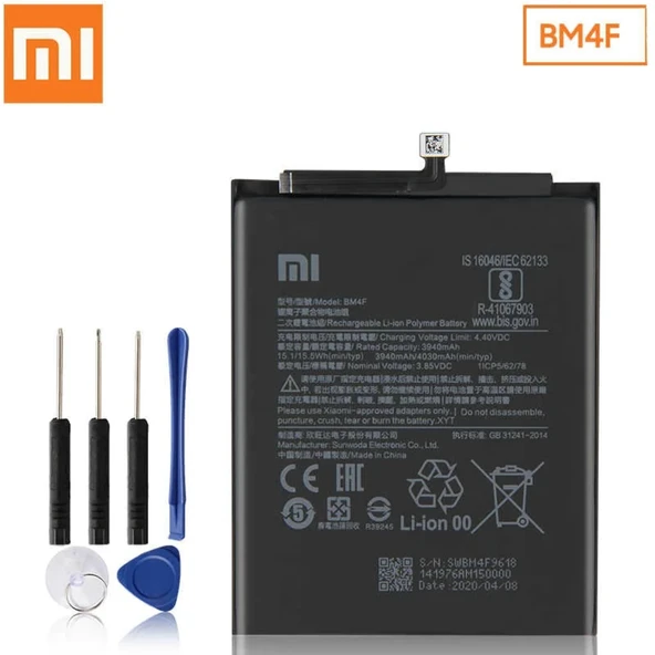 Xiaomi Mi 9 Lite - Mi A3 BM4F Batarya Pil + Tamir Seti ürün görseli 1