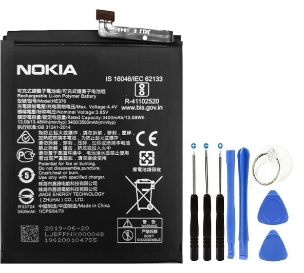 Nokia 3.1 Plus Pil Batarya HE376 + Tamir Seti ürün görseli 1