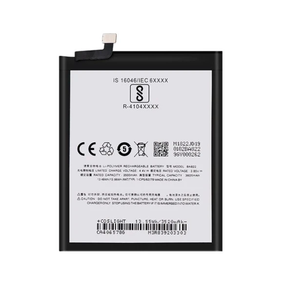 Meizu Note 8 Pil Batarya BA822 ürün görseli 1
