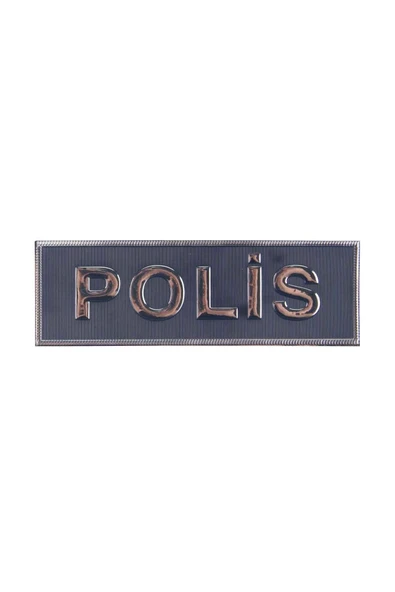 ''Polis '' Cep Yazısı 3d Plastik, 2025 Yeni Tip, Cırtlı, 1. Kalite ürün görseli 1