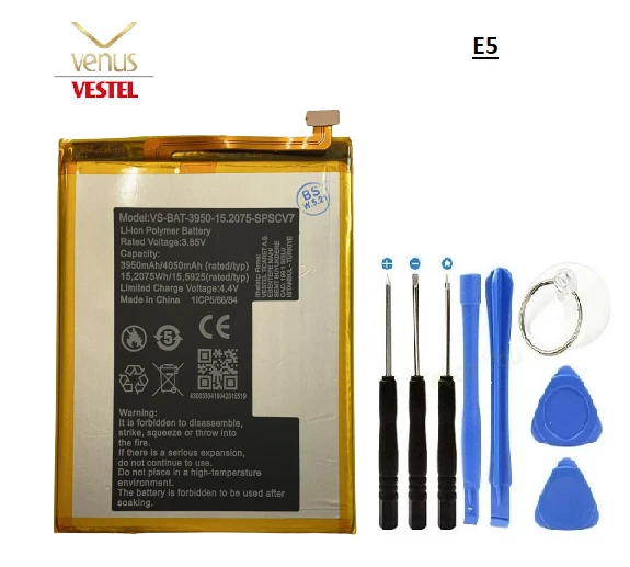 VESTEL VENÜS E5 PİL BATARYA VE TAMİR SETİ VS-BAT3300 ürün görseli 1