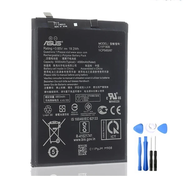 ASUS ZenFone6 ZS630KL Pil Batarya C11P1806 ve Tamir Set ürün görseli 1