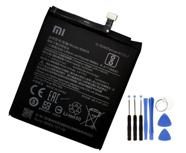 Xiaomi Redmi 10X  5G Pil Batarya BM4S ve Tamir Set ürün görseli 1