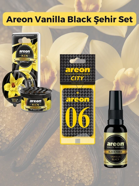 Areon Vanilla Black Şehir Set-06 ürün görseli 1