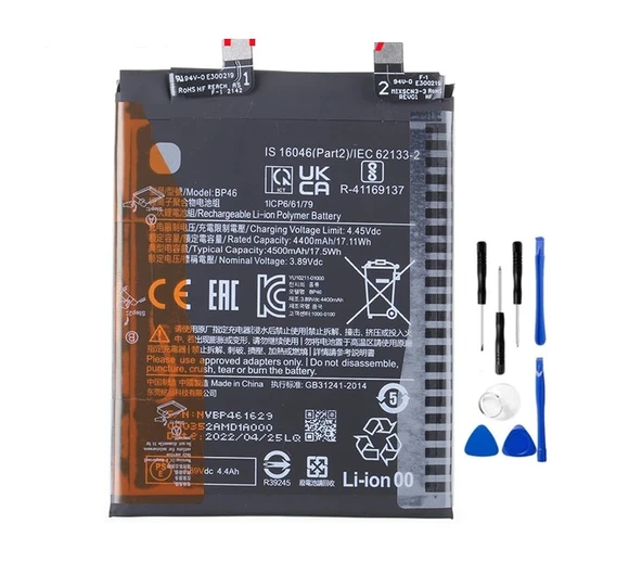 Xioami Mi 12 Pil Batarya BP46 +Tamir Set ürün görseli 1