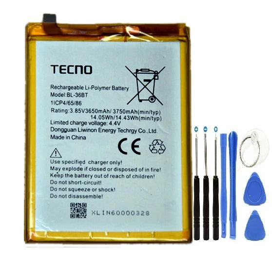 Tecno Camon iAir2 Pil Batarya BL-36BT+Tamir Seti ürün görseli 1