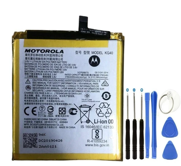 Motorolla G8 Pil Batarya KG40+Tamir Set ürün görseli 1