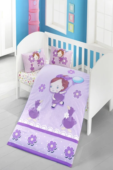 Komfort Home Bebek Nevresim Takımı %100 Pamuk (Victoria) ürün görseli 1
