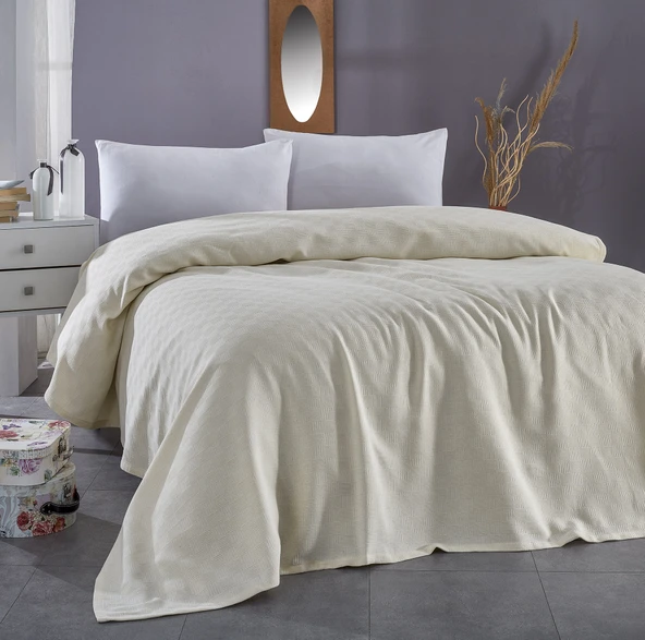 Komfort Home Çift Kişilik Çok Amaçlı %100 Pamuklu Pike 200x230 Cm ürün görseli 1
