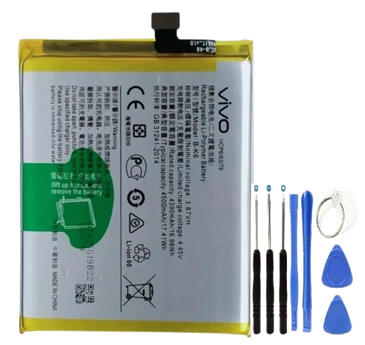 Vivo V17 Pil Batarya B-K6 ve Tamir Seti 4500 mAh ürün görseli 1