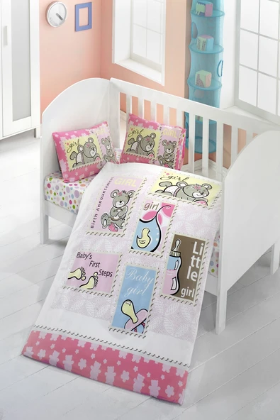 Komfort Home Bebek Nevresim Takımı %100 Pamuk (Victoria) ürün görseli 1