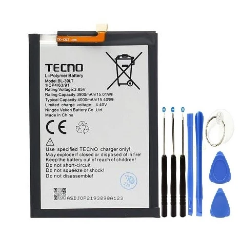 Tecno Camon 12 Pil Batarya BL-39LT+Tamir Seti ürün görseli 1