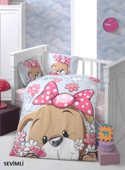 Komfort Home Bebek Uyku Seti %100 Pamuk (Yorgan ve +2 Yastıklı) ürün görseli 1