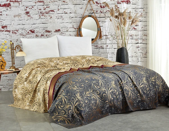 Komfort Home Tek Kişilik Ranforce %100 Pamuklu Pike 160x230 CM ürün görseli 1