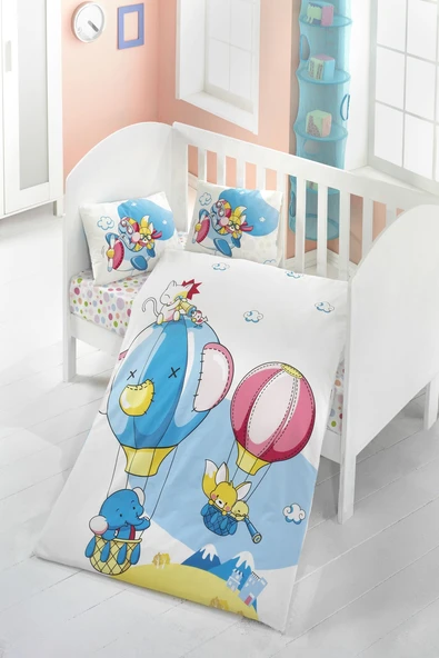 Komfort Home Bebek Nevresim Takımı %100 Pamuk (Victoria) ürün görseli 1