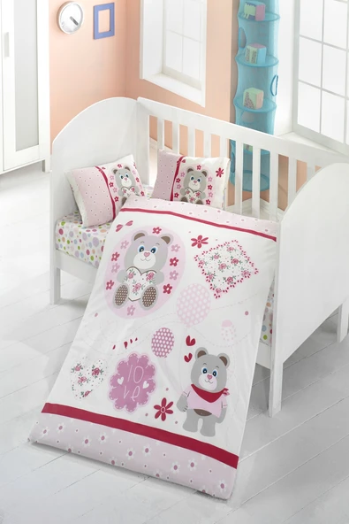 Komfort Home Bebek Nevresim Takımı %100 Pamuk (Victoria) ürün görseli 1