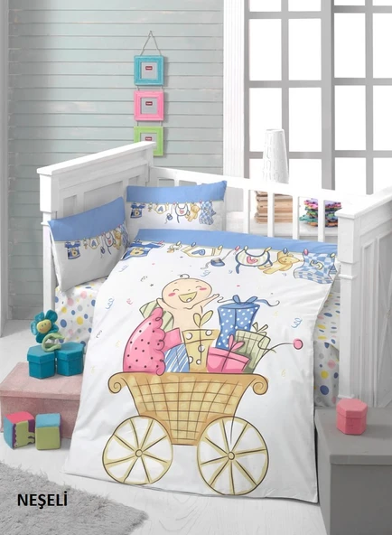 Komfort Home Bebek Uyku Seti %100 Pamuk (Yorgan ve +2 Yastıklı) ürün görseli 1