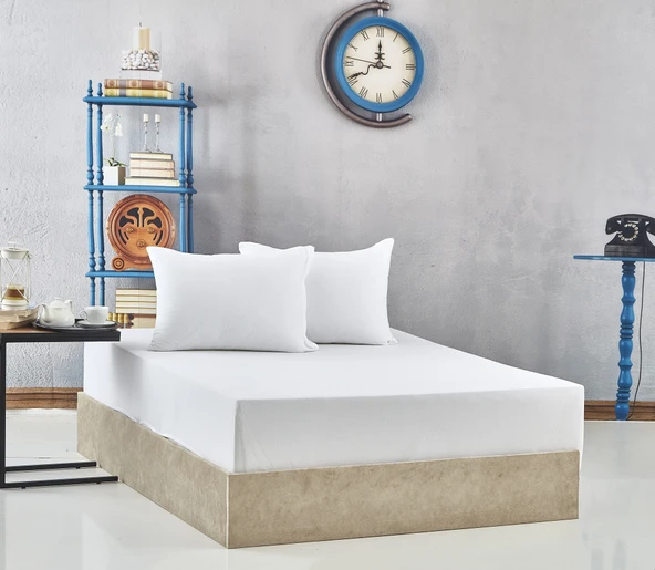 Komfort Home Çift Kişilik Penye Lastikli Çarşaf Seti 140x200 CM ürün görseli 1