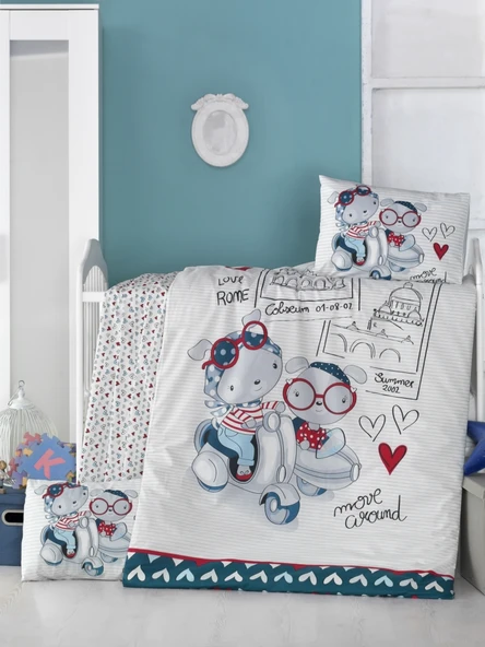 Komfort Home Bebek Nevresim Takımı %100 Pamuk (Victoria) ürün görseli 1