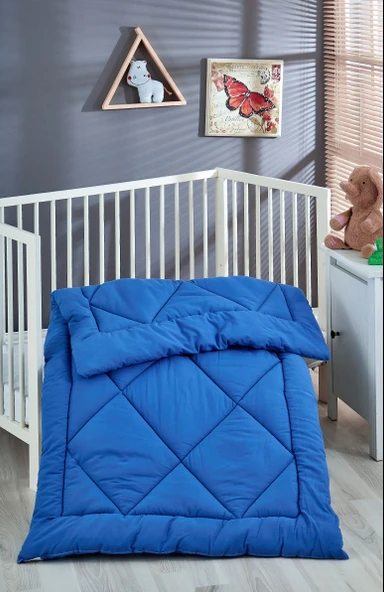Komfort Home %100 Pamuklu Silikon Elyaf Bebek Yorganı / 95x145 CM ürün görseli 1