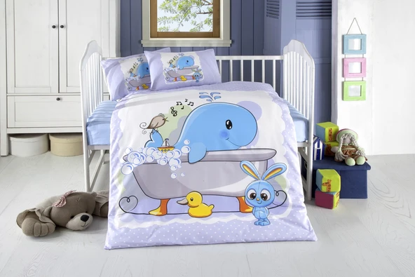Komfort Home Bebek Uyku Seti %100 Pamuk (Yorgan ve +2 Yastıklı) ürün görseli 1