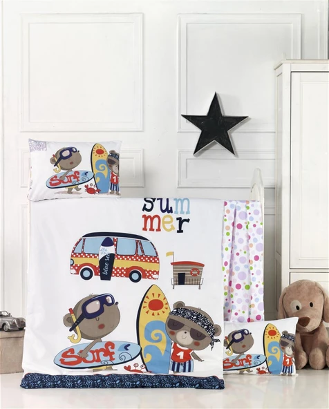 Komfort Home Bebek Nevresim Takımı %100 Pamuk (Victoria) ürün görseli 1