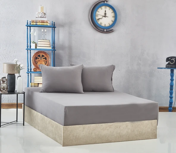 Komfort Home Çift Kişilik Penye Lastikli Çarşaf Seti 150x200 CM ürün görseli 1