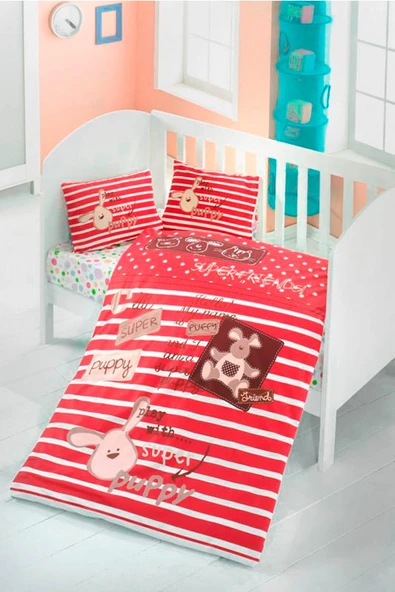 Komfort Home Bebek Uyku Seti %100 Pamuk (Yorgan ve +2 Yastıklı) ürün görseli 1