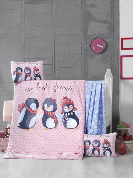 Komfort Home Bebek Uyku Seti %100 Pamuk / Best Friends ürün görseli 1