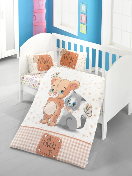 Komfort Home Bebek Uyku Seti %100 Pamuk (Yorgan ve +2 Yastıklı) ürün görseli 1