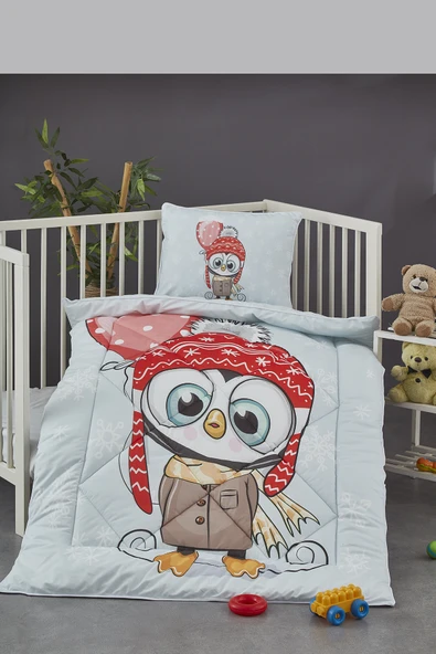 Komfort Home Dijital Baskılı Thermal Kumaş Bebek Yorgan Seti /B16 ürün görseli 1