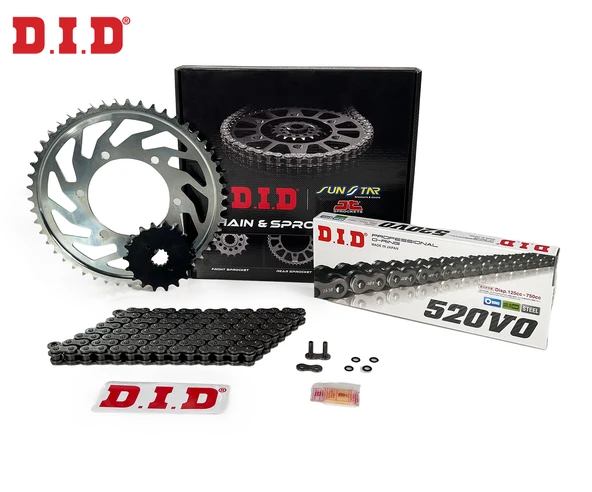 ZİNCİR DİŞLİ SETİ - KTM EXC (125 CC)  - (2000-2011) / KTM / EXC / 125cc / ZİNCİR : DID-520 ORING-118 / DİŞLİ : (14T -50T)  / 2000-2001-2002-2003-2004-2005-2006-2007-2008-2009-2010-2011-2012-2013-2014- ürün görseli 1