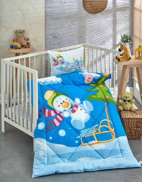 Komfort Home Ranforce Bebek Yorgan Seti %100 Pamuk / V8 ürün görseli 1