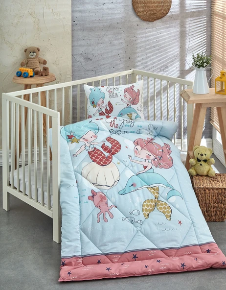 Komfort Home Ranforce Bebek Yorgan Seti %100 Pamuk / V3 ürün görseli 1