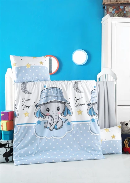 Komfort Home Bebek Nevresim Takımı %100 Pamuk (Berinay) ürün görseli 1