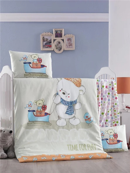 Komfort Home Bebek Nevresim Takımı %100 Pamuk (Victoria) ürün görseli 1