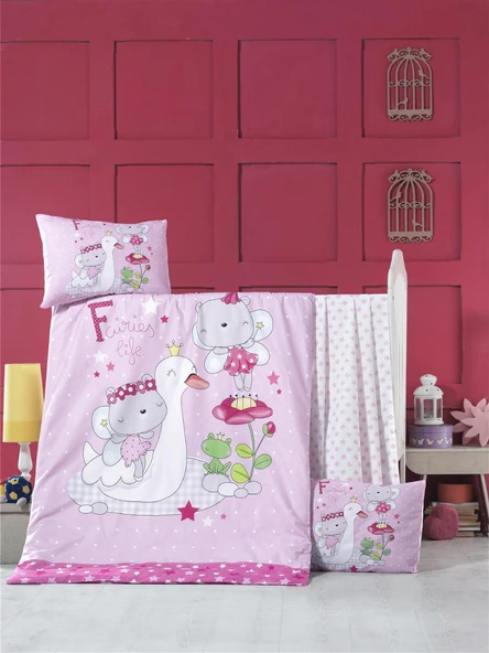 Komfort Home Bebek Nevresim Takımı %100 Pamuk (Victoria) ürün görseli 1