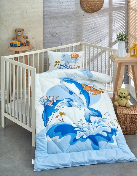 Komfort Home Ranforce Bebek Yorgan Seti %100 Pamuk / V1 ürün görseli 1