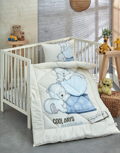 Komfort Home Ranforce Bebek Yorgan Seti %100 Pamuk / V14 ürün görseli 1