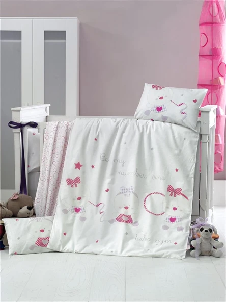 Komfort Home Bebek Uyku Seti %100 Pamuk (Yorgan ve +2 Yastıklı) ürün görseli 1