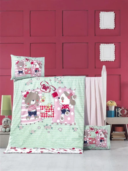 Komfort Home Bebek Nevresim Takımı %100 Pamuk (Victoria) ürün görseli 1