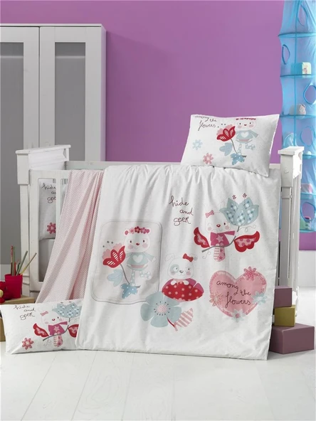 Komfort Home Bebek Nevresim Takımı %100 Pamuk (Victoria) ürün görseli 1