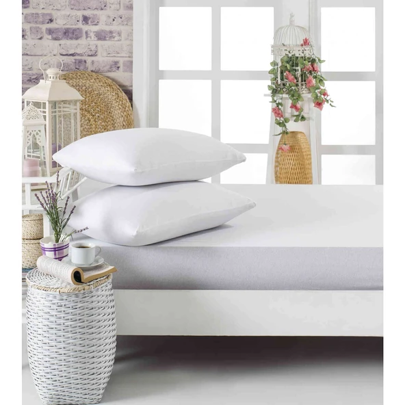 Komfort Home Çift Kişilik Penye Lastikli Çarşaf Seti 150X200 CM ürün görseli 1