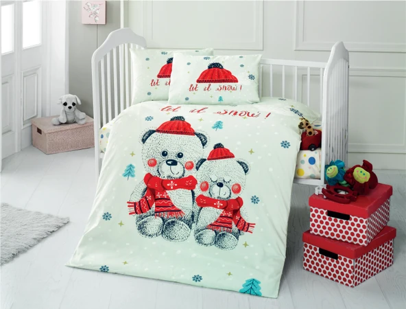 Komfort Home Bebek Uyku Seti %100 Pamuk / Snow ürün görseli 1