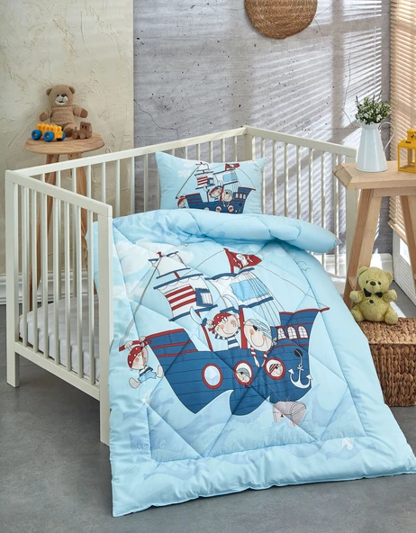 Komfort Home Ranforce Bebek Yorgan Seti %100 Pamuk / V4 ürün görseli 1