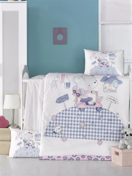 Komfort Home Bebek Uyku Seti %100 Pamuk (Yorgan ve +2 Yastıklı) ürün görseli 1