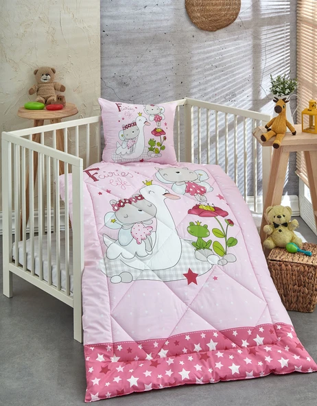 Komfort Home Ranforce Bebek Yorgan Seti %100 Pamuk / V21 ürün görseli 1