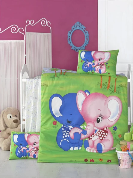 Komfort Home Bebek Uyku Seti %100 Pamuk (Yorgan ve +2 Yastıklı) ürün görseli 1